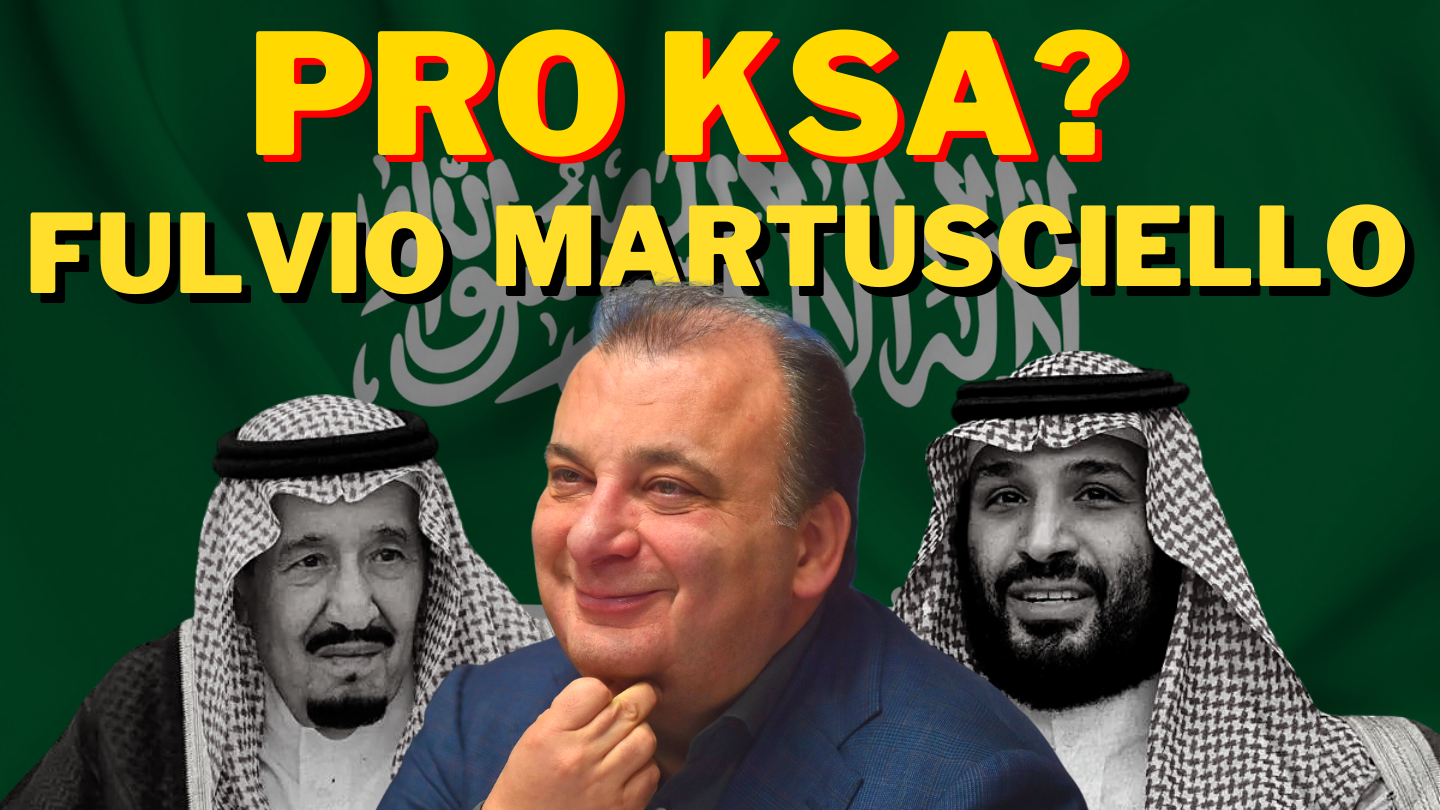 MEP Fulvio Martusciello Pro KSA