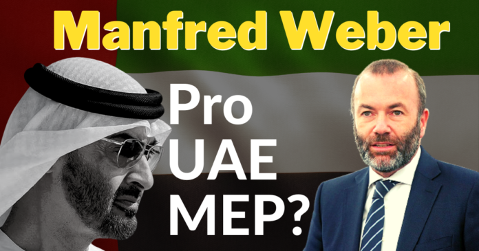 Manfred Weber, Pro-UAE MEP