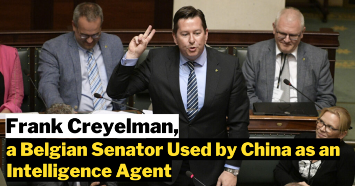 Frank Creyelman, a Belgian Senator Used by China as an Intelligence Agent