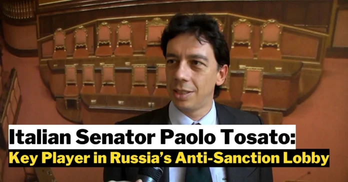 Italian Senator Paolo Tosato: A Key Player in Russia’s Anti-Sanction Lobby