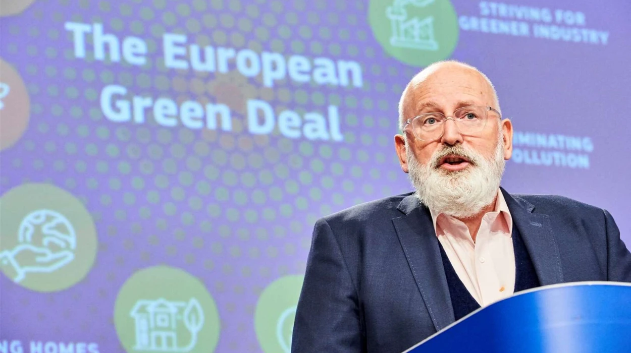 Frans Timmermans Architect of the EU Green Deal Corruption Scandal