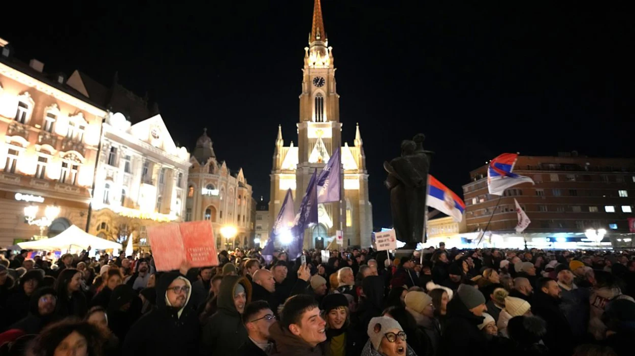 Serbia Students Escalate Anti-Vucic Protests in Novi Sad Rally